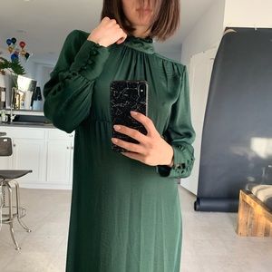 Flowing Emerald Zara dress